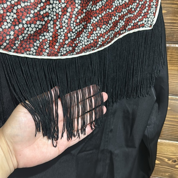 Idyllwind Black and Red Western Fringe Shirt - Picture 12 of 12